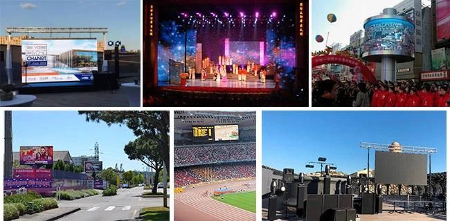 Popular Outdoor Stage Rental LED Display Flexible Advertising Screen Panel P4.81