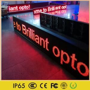 Monochrome Single Red Programmable LED Moving Text Sign