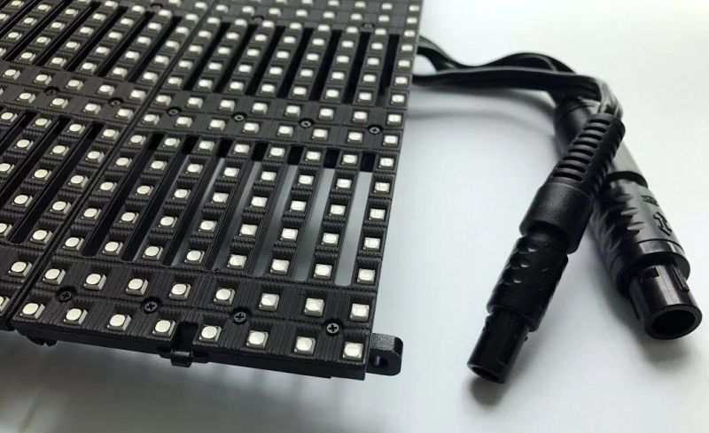 P9.375 LED Scrolling Curtain Display Flexible Moving Circuit Mesh LED Display