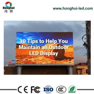 Outdoor Full Color High Brghtness SMD3535 P6 P8 P10 LED Display Billboard for Advertising Sign