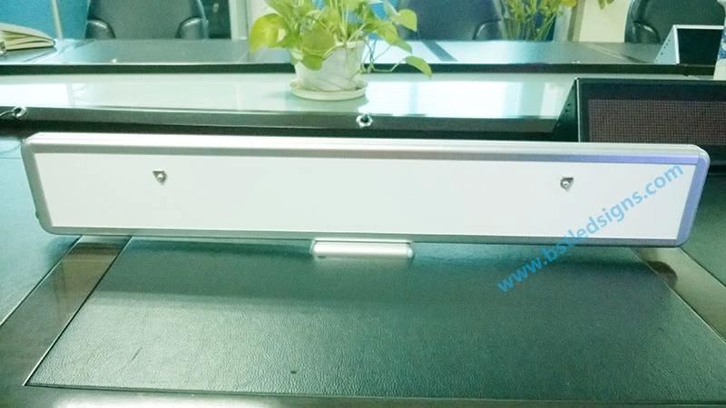 White Color LED Desktop Display 16X96