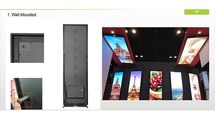 Movable P2.5 Indoor LED Poster Display with Nationstar LEDs