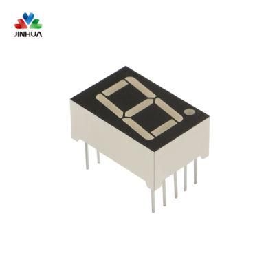 10 Pins Common Cathode 0.56 Inch Yellow Green Blue Single Digit 7 Segment Seven Segment LED Display