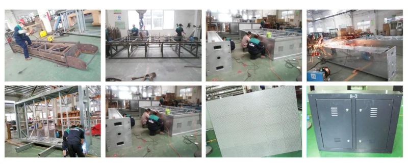 Full Color LED Outdoor Advertising Screen Display with Steel Structure
