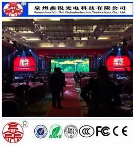 Indoor P4 Full Color Rental Advertising Display Screen High Brightness Video Wall