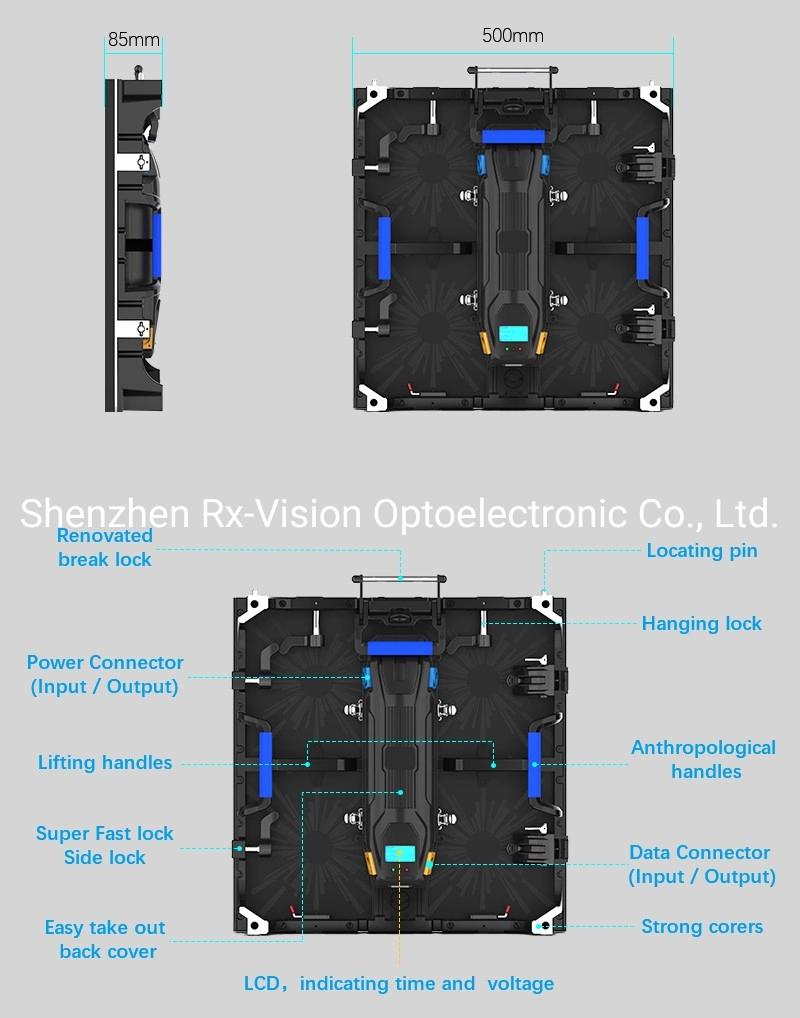 Best Selling P3.91 Rental Shenzhen RGB Stage LED Video Wall Panel for Concert Stage LED Display Screen