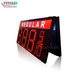 Outdoor LED Gas Station Price Sign LED Digit Price Display Oil Price Sign