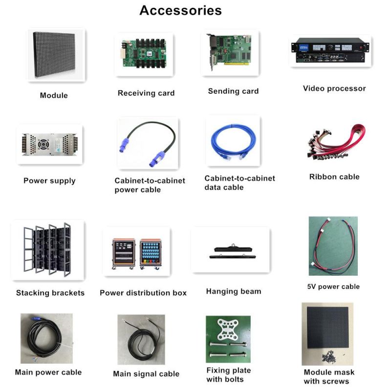 P3 Video Screen Module Stage Performance Indoor Application LED Advertising Display