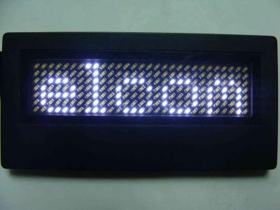 White Color LED Name Badge (BST729AW)
