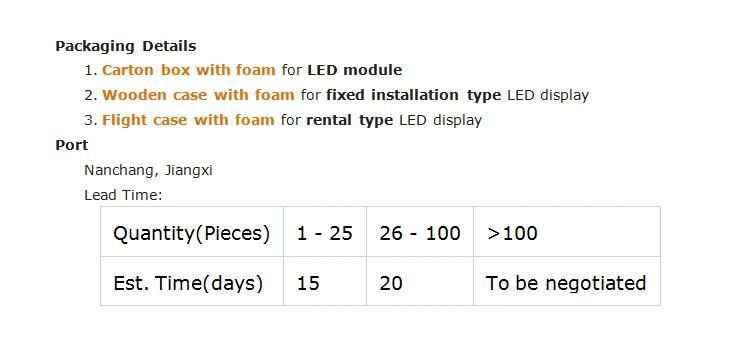 High Brightness Full Color Outdoor Pixel 3.91 LED Modules Cabinet Stage