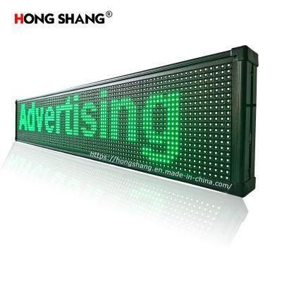 Semi-Outdoor Green Sign Promotion Display Information Board LED Display Module Price