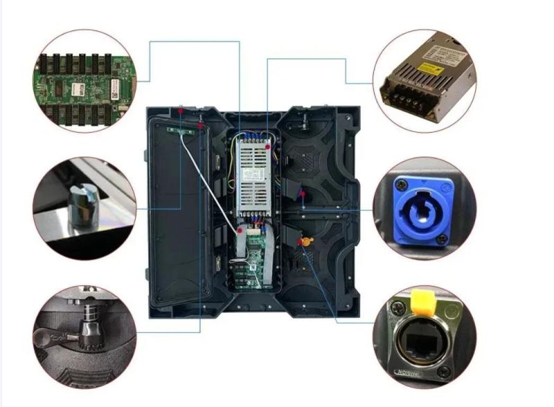 1.56mm Fws Cardboard, Wooden Carton, Flight Case Screens Panels Price LED Display with ETL