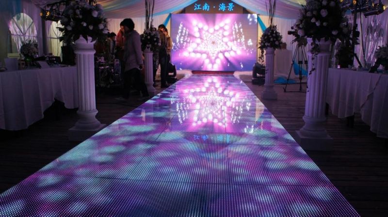 SMD P4.81 Lamp Full Color 1920Hz Indoor Rental Dancing Floor LED Display for Stage