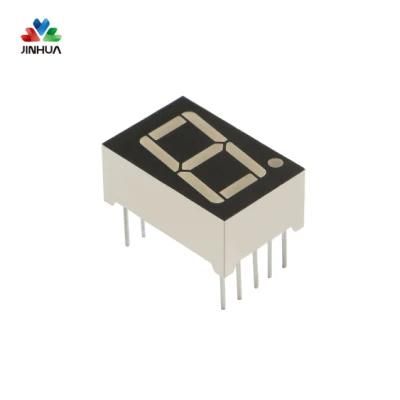 10 Pins Common Anode 0.56 Inch Red Blue Single Digit 7 Segment Seven Segment LED Display