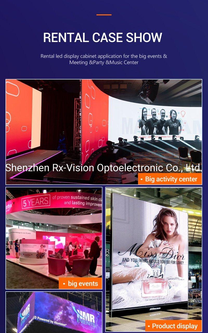 Indoor Usage and Customized Size Screen Dimension Rental Indoor LED Display