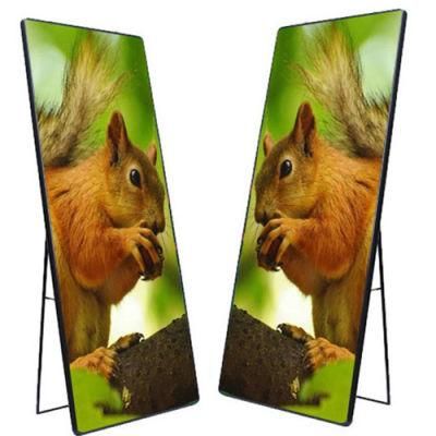 P2.5 Poster Advertising Stand LED Display Mirror LED Display Screen