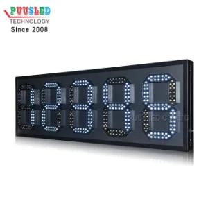 Gas Station 7 Segments LED Gas Price Signs LED Fuel Pricing Board 88888 Digit Gas Station LED Price Sign