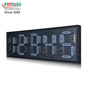 Outdoor Gas Station 7 Segments LED Fuel Pricing Board 88888 Digit Gas Station LED Price Signled Gas Price Signs