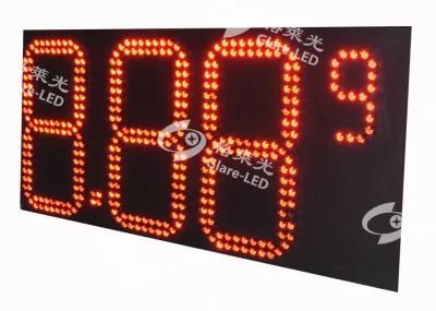 8.889 Waterproof Petrol Fuel Singboard Pylon Price Pixel LED Gas Station Signs