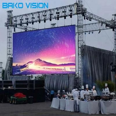 P4.81 Outdoor Rental Display Screen Panel 500mmx1000mm Panel Size for Stage Events