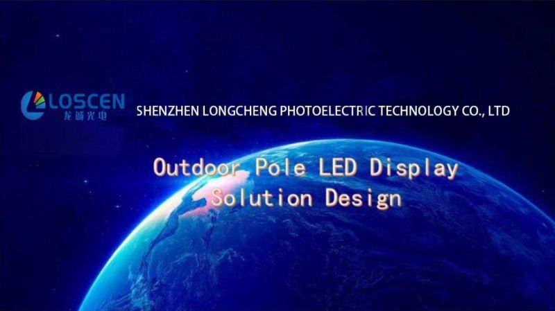 LED Advertising Board Panel Outdoor LED Video Wall Stree Light Pole LED Display Screen Poster P3 LED Display