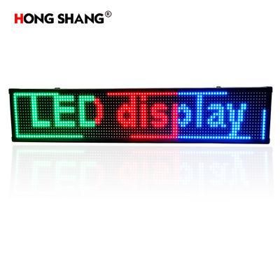 Semi-Outdoor Mixed Color Hanging Digital LED Advertising Display Sign