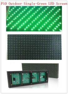 P10 Outdoor Single Green LED Module Screen Display Billboard