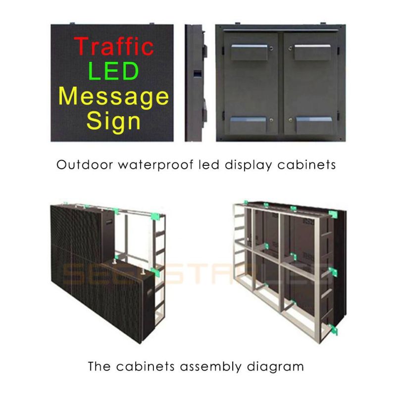 Brightness LED Guidance Screen of Outdoor Traffic Sign Vms P25