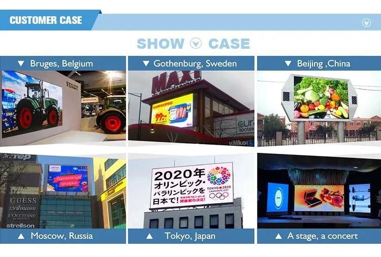 Video Display 65536 DOT/M^2 Fws Cardboard, Wooden Carton, Fliaght Case Rental LED Screen