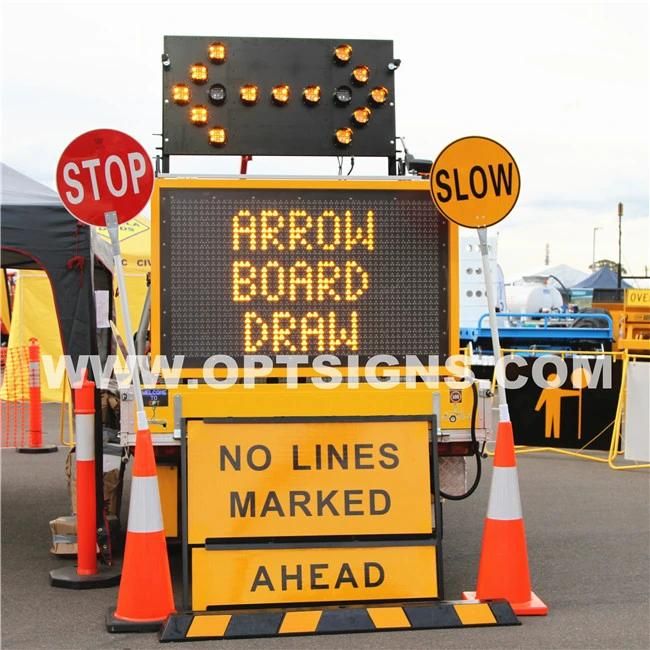 Outdoor LED Display Sign, Vehicle Mounted Car Top LED Sign Message Board