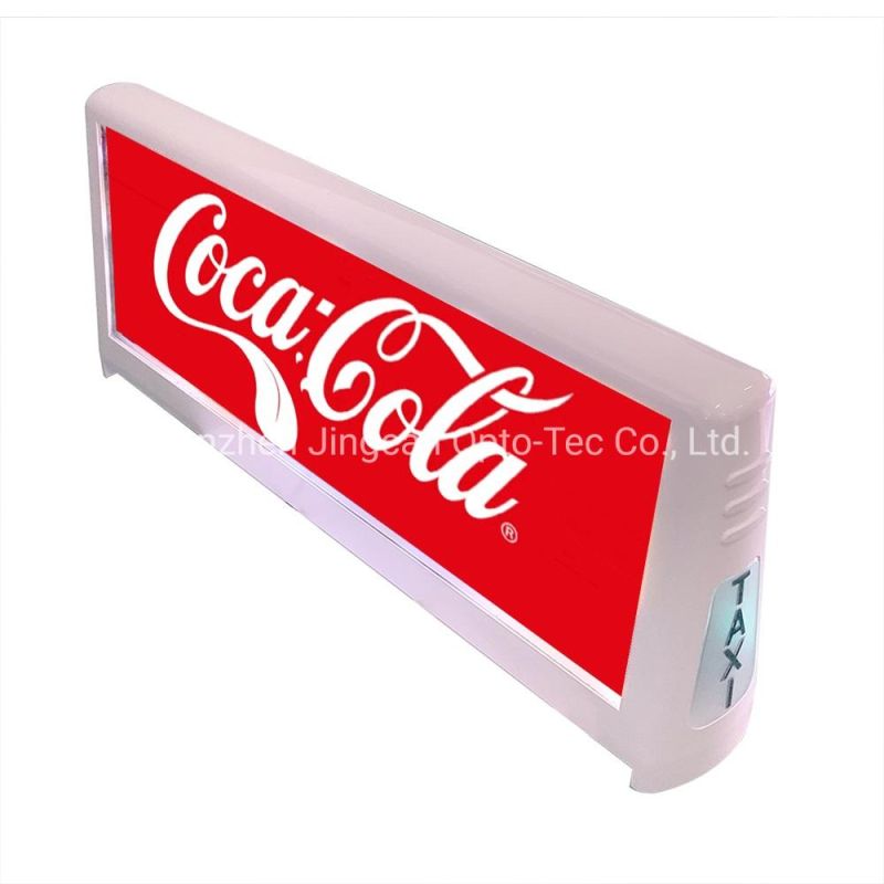 Outdoor Waterproof High Brightness Double Side P2.5 Taxi Top LED Display Signs