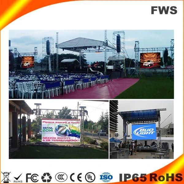 Outdoor Full Color Rental P5.95mm HD Advertising Board SMD LED Display