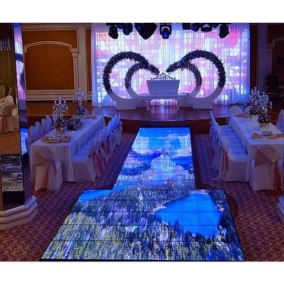 IP65 Dance Floor LED Video Indoor P3.91 P4.81 Interactive Floor Tile LED Display Screen