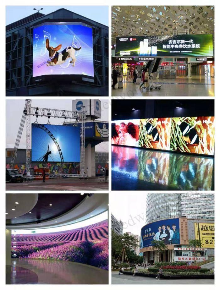 Outdoor / Indoor Advertising Rental Full Color LED Screen Panel Board Display (P2.5 P3 P3.91 P4 P4.81 P5 P6 P8 P10 Module) Foldebel Curtain Digital Sign Taxi