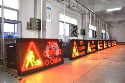 Highway Traffic Safety Instruction LED Variable Message Sign Dynamic Display Sign Board