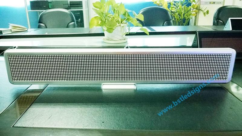 Yellow Color Desk LED Moving Sign 16X96