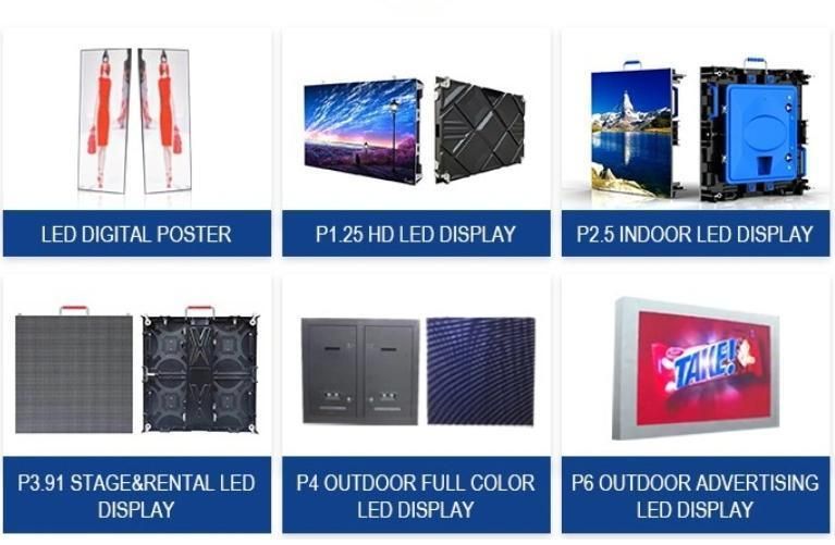 Windows Full Color Fws Cardboard, Wooden Carton, Flight Case LED Screen Display