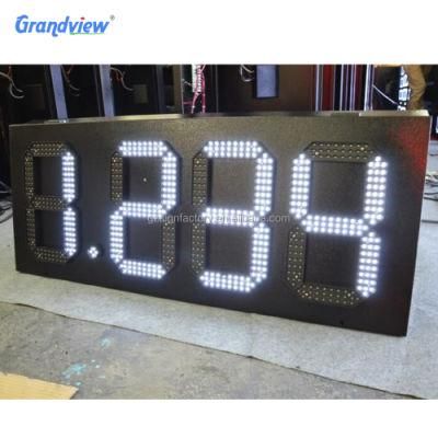 Cheap 6 Inch 8888 Red Color Gas Station Price Sign 7 Segment LED Digital Gas Price Sign Board