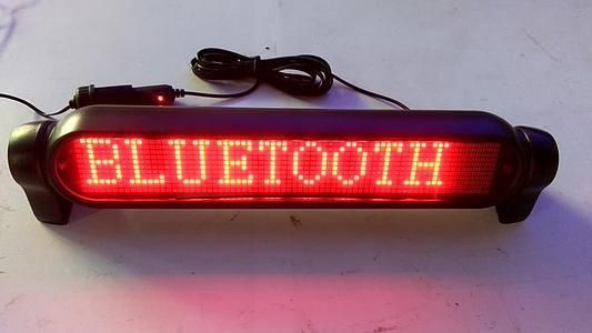 12V Car Electronic Scrolling Sign Message LED Display Programmable W/ Remote