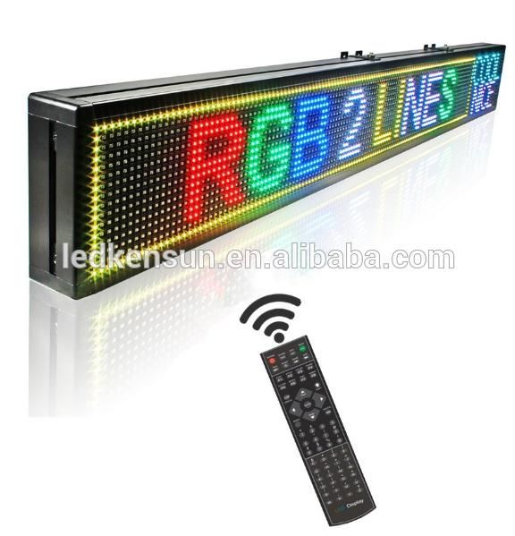 P10 WiFi/RS485/4G LED Sign Indoor Outdoor LED Scrolling Display Message Board