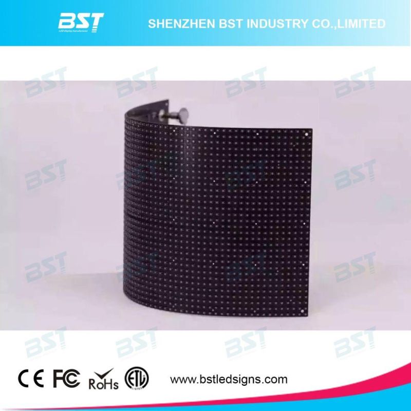 Indoor P5mm Soft Flexible LED Modules with Any Shape
