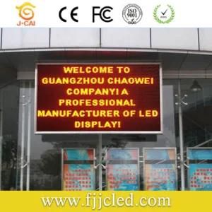 P10 Monochrome Yellow LED Display Sign Board on Sale