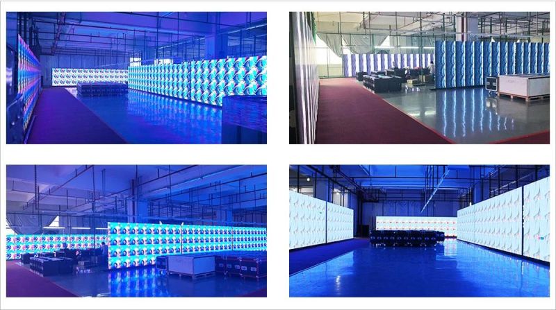 Outdoor P3.91 500*1000mm LED Display Screen Diecasting Aluminum Cabinet Advertising Board Video Wall