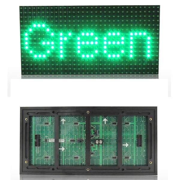 WiFi APP Control Outdoor P10 Single Green Double Sided LED Screen Sign