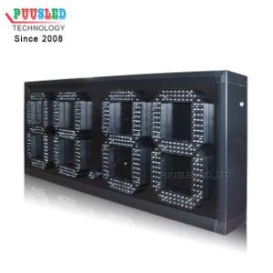 Waterproof LED 12 Inch Red Color Digit Sign 88.88 Outdoor LED Gas Price Sign for Gas Station