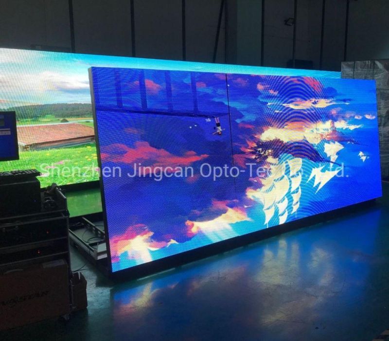 Kensun Ultra Thin Outdoor Waterproof IP65 Wall Mounted Front Access Open HD P4 Outdoor LED Display Screen