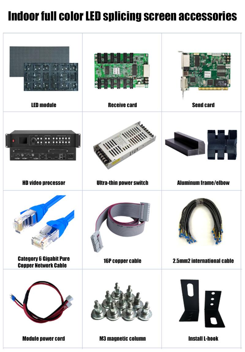 Indoor Full-Color LED Display LED Splicing Advertising Screen