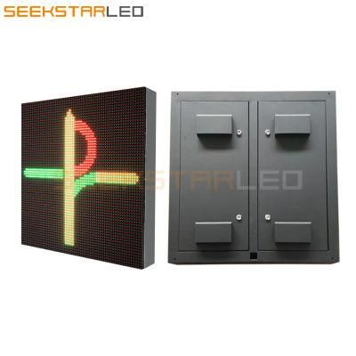 Outdoor Brightness Vms P10 Traffic Guidance LED Display Sign