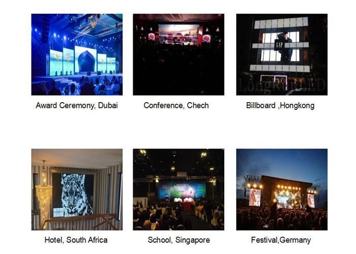 Stage Rental LED Video Wall P3.9 / P4.8 Indoor LED Screen Panel Display