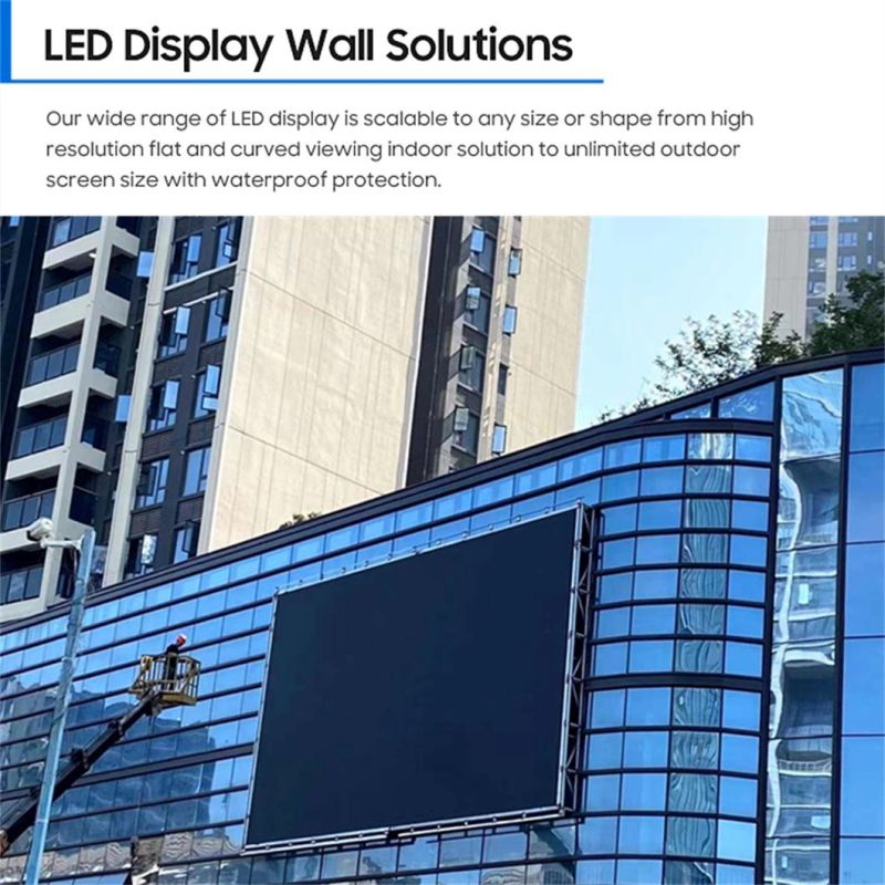 High Quality Refresh Rate 3840Hz LED Display LED Screen Outdoor 500*1000 P2.976 Advertising LED Display Screen Panels Video Wall